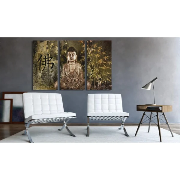 Decoshop26 Tableau Sur Toile En 3 Panneaux Décoration Murale Image Imprimée Cad… Livraison rapide 3