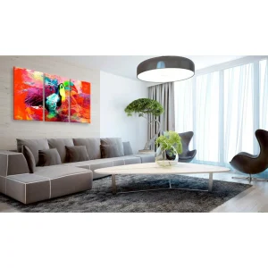 soldes ligne Decoshop26 Tableau Sur Toile En 3 Panneaux Décoration Murale Image Imprimée Cad… 8