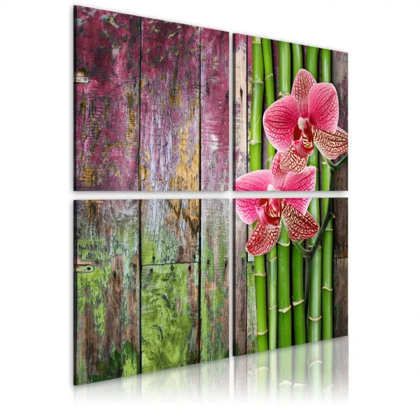 ﻿soldes Decoshop26 Tableau Sur Toile En 4 Panneaux Décoration Murale Image Imprimée Cad… 1