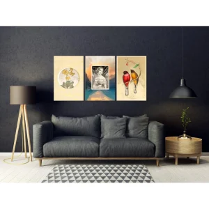 Prix très abordable Decoshop26 Tableau Sur Toile En 4 Panneaux Décoration Murale Image Imprimée Cad… 8