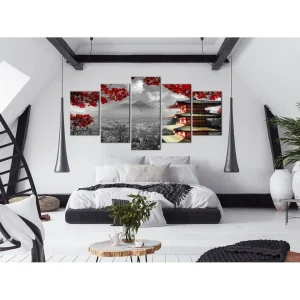 Officielle Decoshop26 Tableau Sur Toile En 5 Panneaux Décoration Murale Image Imprimée Cad… 8