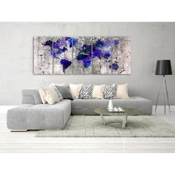 Decoshop26 Tableau Sur Toile En 5 Panneaux Décoration Murale Image Imprimée Cad… Authentic Original licence 3