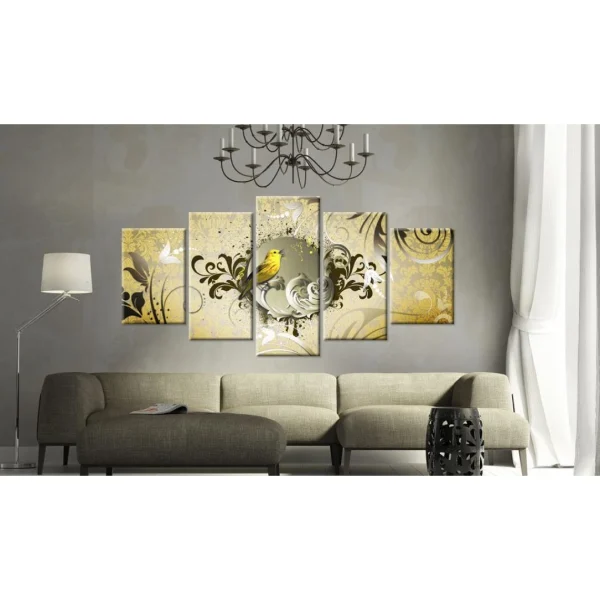 Decoshop26 Tableau Sur Toile En 5 Panneaux Décoration Murale Image Imprimée Cad… Nouvelle tendance 3