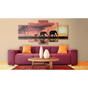 Decoshop26 Tableau Sur Toile En 5 Panneaux Décoration Murale Image Imprimée Cad… Acheter 8