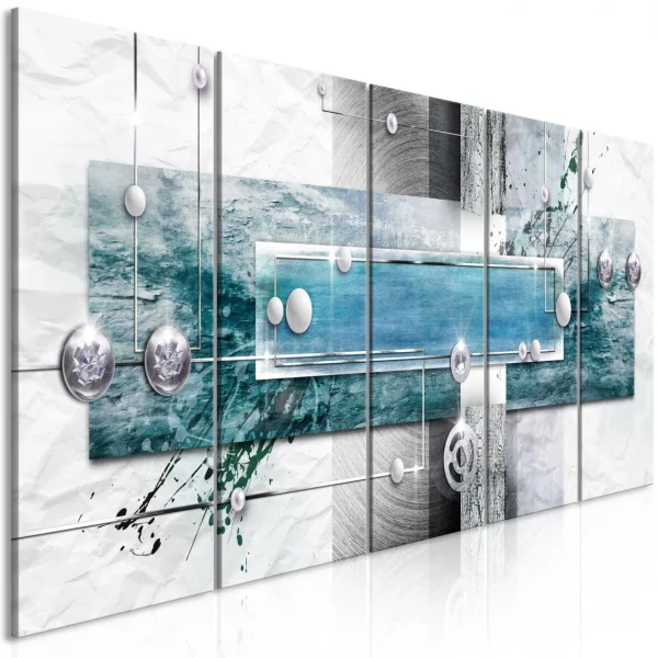 Decoshop26 Tableau Sur Toile En 5 Panneaux Décoration Murale Image Imprimée Cad… excellents soldes 1