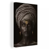 Acheter Maintenant MuchoWow Tableau Sur Toile Femme – Africaine – Or Decoration Murale 60×90 Cm 5