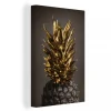 online boutique MuchoWow Tableau Sur Toile Fruit – Ananas – Or Decoration Murale 20×30 Cm 14