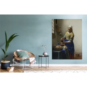 aux meilleurs prix MuchoWow Tableau Sur Toile La Laitière – Johannes Vermeer Decoration Murale 12… 13