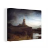 soldes en ligne MuchoWow Tableau Sur Toile Le Moulin – Rembrandt Van Rijn Decoration Murale 120… 16