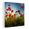 soldes en ligne MuchoWow Tableau Sur Toile Longs Coquelicots Rouges En Toscane Par Une Journée… 11