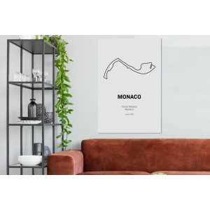 MuchoWow Tableau Sur Toile Monaco – Circuit – F1 Decoration Murale 80×120 Cm outlet soldes 9