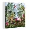 outlet soldes MuchoWow Tableau Sur Toile Nature – Animaux De La Jungle – Tropical Decoration … 16