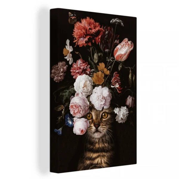 MuchoWow Tableau Sur Toile Nature Morte Avec Des Fleurs – Jan Davidsz De Heem -… à prix d'occasion 1