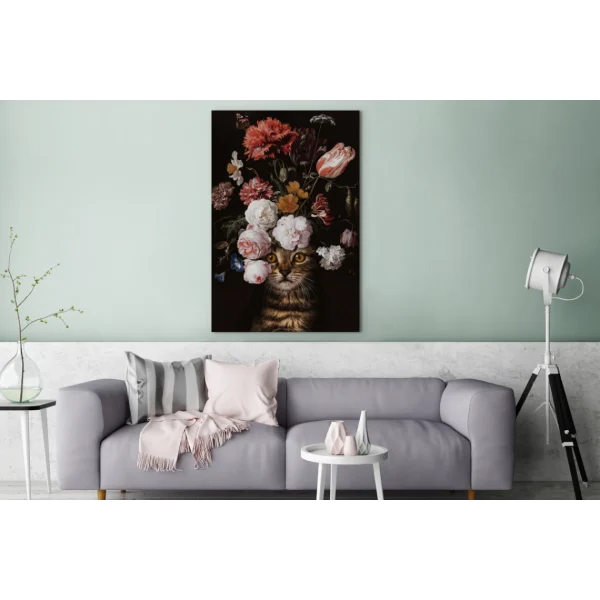 pas cher en vente MuchoWow Tableau Sur Toile Nature Morte Avec Des Fleurs – Jan Davidsz De Heem -… 3