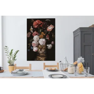 MuchoWow Tableau Sur Toile Nature Morte Avec Des Fleurs – Jan Davidsz De Heem -… à prix d'occasion 13