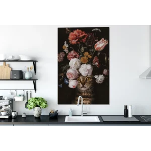 pas cher en vente MuchoWow Tableau Sur Toile Nature Morte Avec Des Fleurs – Jan Davidsz De Heem -… 15