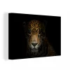 MuchoWow Tableau Sur Toile Panthère – Noir – Nuit Decoration Murale 120×80 Cm boutique en france 11