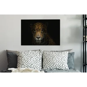 MuchoWow Tableau Sur Toile Panthère – Noir – Nuit Decoration Murale 90×60 Cm jusqu'à 13