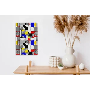 Meilleur Service MuchoWow Tableau Sur Toile Peinture – Mondrian – Couleurs Decoration Murale 20x… 11