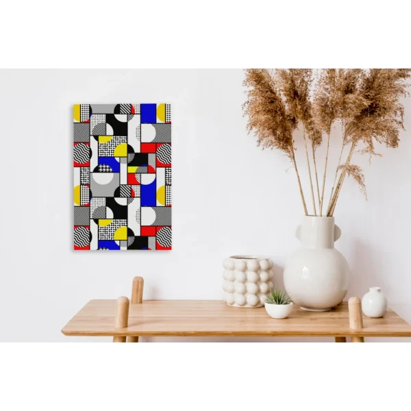 MuchoWow Tableau Sur Toile Peinture – Mondrian – Couleurs Decoration Murale 20x… pas cher en vente 4