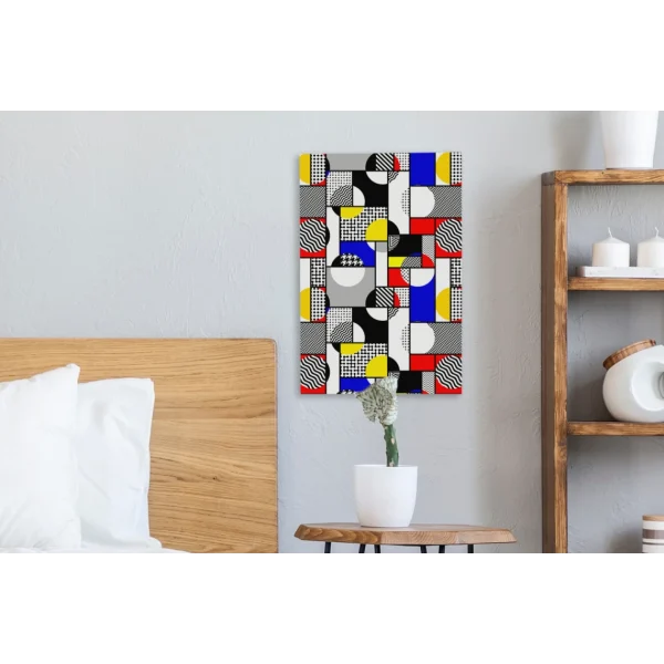 MuchoWow Tableau Sur Toile Peinture – Mondrian – Couleurs Decoration Murale 20x… pas cher en vente 6