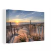 boutique en ligne MuchoWow Tableau Sur Toile Plage – Mer – Dune – Coucher De Soleil Decoration Mu… 14