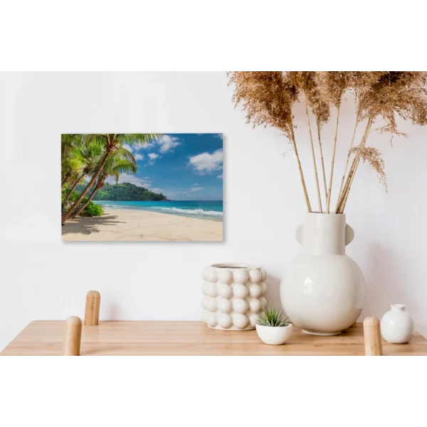 excellents soldes MuchoWow Tableau Sur Toile Plage – Mer – Île – Vacances Decoration Murale 30×2… 4