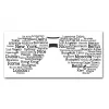 DECLIKTABLEAU Tableau Villes Lunettes Bicolore L.80 X 40 Cm se précipiter pour acheter 5