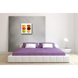 boutiqued en ligne DECLIKTABLEAU Tableau Gourmand Multicolore Macaron 80X80 Cm 7