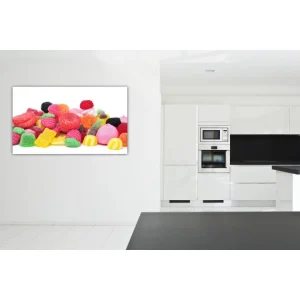 Pas Cher Magasin Soldes DECLIKTABLEAU Tableau Gourmand Farandole De Bonbons L.80 X H.55 Cm 9