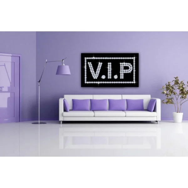 ultratendance DECLIKTABLEAU Tableau Disco Vip Strass L.80 X H.55 Cm 4