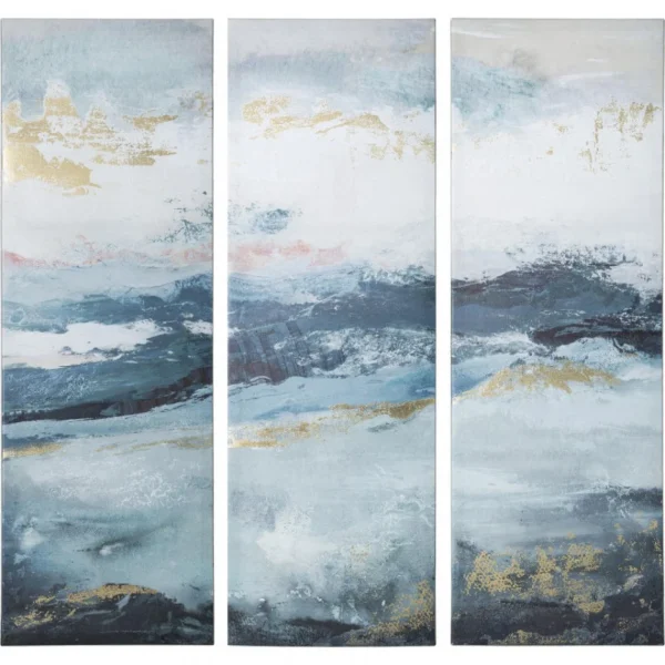 Atmosphera, Createur D’Interieur Toile Imprimée “Triptyque” 90 X 90 Cm Atmosphera a Prix Discount 1