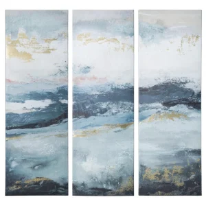 Atmosphera, Createur D’Interieur Toile Imprimée “Triptyque” 90 X 90 Cm Atmosphera a Prix Discount 7