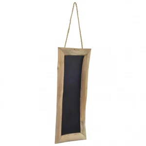 en promotion VidaXL Tableau Noir 3 Pcs 30×70 Cm Bois De Teck Solide 11