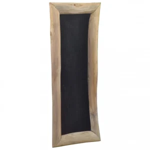 en promotion VidaXL Tableau Noir 3 Pcs 30×70 Cm Bois De Teck Solide 13