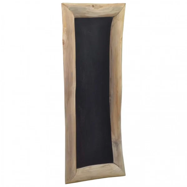 en promotion VidaXL Tableau Noir 3 Pcs 30×70 Cm Bois De Teck Solide 5